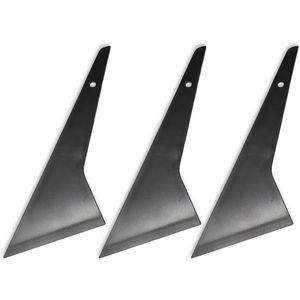 Strumenti per Oscuramento Vetri: Set 3 Raschietti in Plastica con Manico Lungo per Applicazione Pellicole Finestre - Product Image 1