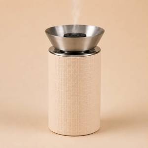 Quemador de Incienso de Madera con Recipiente de Acero Inoxidable de 160 mm de Altura para Aromaterapia, Uso en Todas las Estaciones - Product Image 5