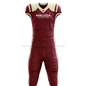 Conjunto de Uniforme de Fútbol Americano Sublimado Personalizado, Tela de Grado Profesional, Jersey de Manga Corta y Pantalones de Alta Calidad al por Mayor - Product Image 1