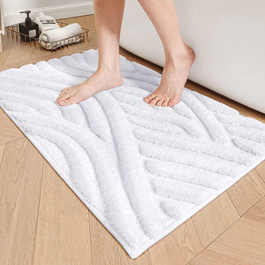 Customised Soak High Quality Natural Premium Design Annakiya Microfiber / Microsuede Non-Slip Bath Rug Wholesale Bath <b>Mat</b> for - Product Image 2