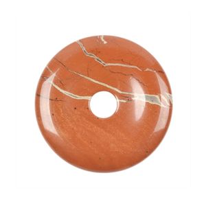 Donuts en cristal naturel, pierre de jaspe rouge, pierre précieuse, pierre de cristal, pierres de guérison Reiki, agate - Product Image 2