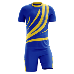 Uniformes de Fútbol Hechos de Poliéster 100% en Venta, Uniformes de Fútbol con Diseño de Logotipo Personalizado a Bajo Precio, Uniformes con Nombre de Equipo OEM - Product Image 1