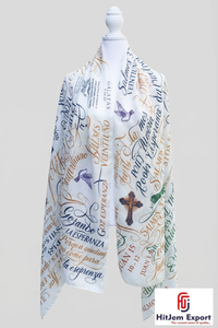 Elite Custom Printed Square Scarf Manufacturer <b>Silk</b> Feel Fashion <b>Head</b> <b>Wrap</b> Shawl Private Label OEM ODM Textile Factory India - Product Image 4