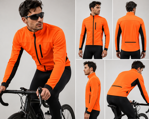 Custom Logo Softshell Thermal <b>Reflective</b> Waterproof Windproof Full Sleeve Winter <b>Cycling</b> <b>Jacket</b> Men Bike - Product Image 4