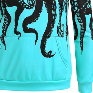 Sweat à capuche personnalisé imprimé par sublimation pour homme, en polaire unie, avec poche, séchage rapide, respirant, anti-transpiration, collection automne 2026 - Product Image 3