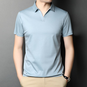 High Quality Custom Polo Shirts Wholesale Short <b>Sleeve</b> Men's Casual Polo Shirt Breathable Custom Men's Polo Shirt Polo T-shirt - Product Image 3
