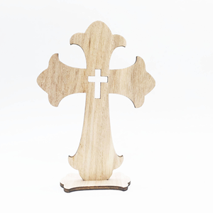 Nouvelle Décoration Créative en Bois en Forme de Croix pour Fêtes et Célébrations - Product Image 2