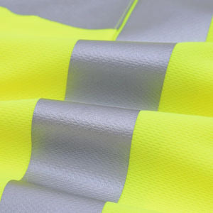 Camiseta de Trabajo Unisex de Alta Visibilidad, Transpirable, Impermeable, Fluorescente, de Secado Rápido, Manga Corta, Ropa de Trabajo de Seguridad para la Construcción - Product Image 5