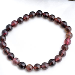 Pulsera de turmalina natural multicolor con bolas lisas para la elaboración de joyería fina. - Product Image 1