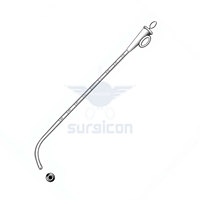 Cathéter de Troeltsch pour la trompe d'Eustache 2 Cathéters chirurgicaux pour tube d'Eustache pour procédures otologiques professionnelles et examen ORL