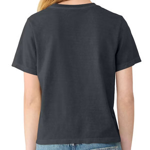 Camiseta Corta Azul Claro Lisa para Mujer, Diseño Personalizado de Ropa, Camiseta Corta NUEVA - Product Image 5