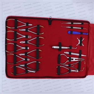 Juego de 18 piezas de alicates e instrumentos dentales de ortodoncia, kit de herramientas para dentista, juego de cirugía dental de acero inoxidable de Vaslcare - Product Image 6