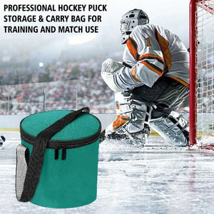 Manufacturer Made Custom Ice Hockey <b>Bag</b> Hockey Puck <b>Bag</b> Equipment <b>Bag</b> for 50 Hockey Puck <b>Bag</b> - Product Image 2