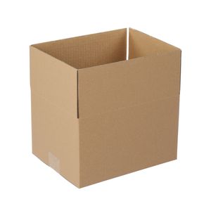 Paquete de 50 Cajas de Cartón Corrugado de 10x8x6 Pulgadas, 3mm de Grosor, Papel Kraft Desechable con Asas - Product Image 1