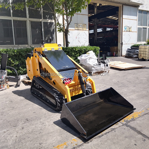 Small Skid Steer Smallest <b>Stand</b> on Track Mini Skid Steer Loader - Product Image 1