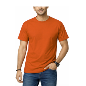Camiseta de media manga transpirable de secado rápido personalizada de alta calidad para hombre, camiseta informal ajustada de Color sólido - Product Image 1