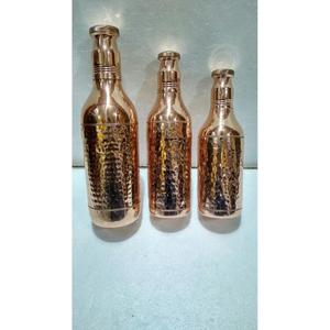Plain <b>Print</b> 100% Copper Bottle Gift Sets Health Beneficial Eco Friendly Water Bottle for Drinking Best Selling Copper Bottles - Product Image 6