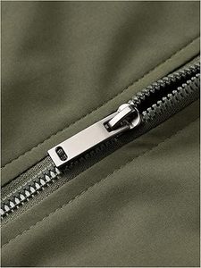Comfortable <b>Winter</b> Warm Men Letterman Jacket Stand Collar Front Logo Windproof High Quality Eco-Friendly Quick Dry Breathable - Product Image 2