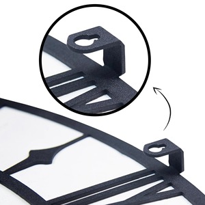 Horloge contemporaine First Kalma, idéale pour la décoration intérieure et le bureau, améliore l'ambiance paisible et moderne. Vente en gros depuis l'Inde. - Product Image 5