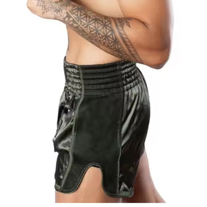Shorts de combat MMA personnalisés imprimés par transfert thermique, 100% soie et polyester, respirants, nouveau design, confortables à porter - Product Image 2