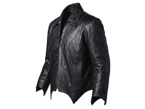 เสื้อแจ็คเก็ตหนังแท้สไตล์โกธิค Papa V Perpetua สำหรับผู้ชาย - Product Image 2