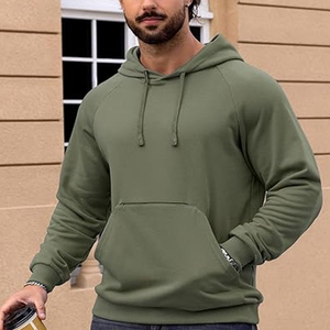 เสื้อฮู้ดดี้แบบสวมหัว รุ่นใหม่ล่าสุด สำหรับทุกเพศ ผลิตจากผ้าฝ้ายถัก 100% เนื้อฟลีซ สวมใส่สบายในฤดูหนาว สีพื้น ระบายอากาศได้ดี เป็นมิตรต่อสิ่งแวดล้อม - Product Image 1