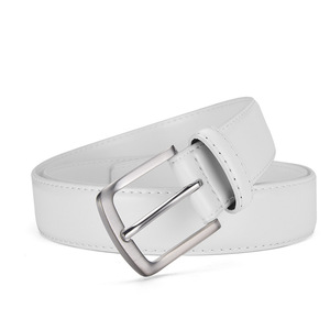 Nuevo Cinturón de Cuero Genuino de Piel de Vaca para Hombre, Estilo Vintage, Informal de Negocios, con Hebilla de Aleación - Product Image 2