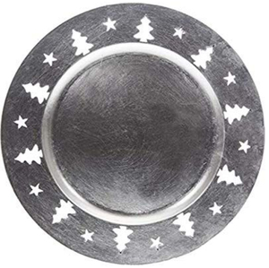 <b>Multi</b> Colors Finished Metal <b>Charger</b> Plate Round Shape Dishes & Plates for Home & Wedding Dinner Table Decorations - Product Image 3