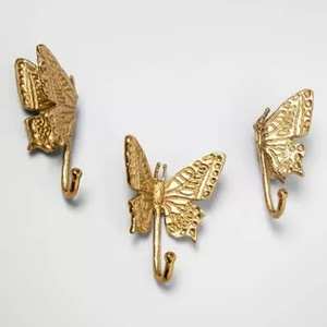 Elegant Decorative Brass Wall Hook for Bathroom Bedroom Kitchen Entryway Coat <b>Bag</b> Towel Key Holder Home Storage Hardware Mount - Product Image 4