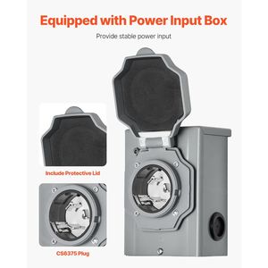 Kit Interruttore di Trasferimento Manuale ATS per Generatore, 50 Ampere, 10 Circuiti, Pre-cablato, con Scatola di Ingresso Alimentazione a Doppia Presa, Modello CS6375 - Product Image 6