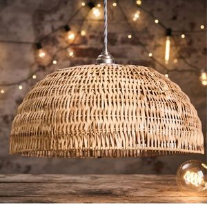 Natural Rattan Lampshades Handmade Woven <b>Ceiling</b> <b>Light</b> Shade for Hotel Resort Decor Wholesale Supplier from Vietnam - Product Image 6