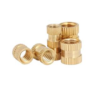 Insertos de Expansión Roscados de Latón de Grado Industrial, Fijaciones Moleteadas de Ajuste Preciso, Acabado Pulido, Calidad Certificada - Product Image 1