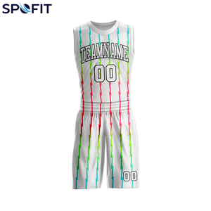 Conjunto de Camiseta y Pantalones Cortos de Baloncesto Personalizados, Uniforme de Equipo Ligero, Atlético y Transpirable, Ropa de Baloncesto para Club - Product Image 2