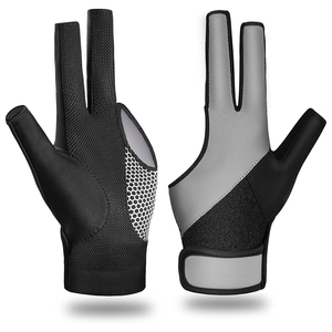 Unique Design Multi Color Custom Made Sports Snooker <b>Gloves</b> for Men and Women High Quality <b>Moisture</b> Wicking Non-Slip 3 Fingers - Product Image 2