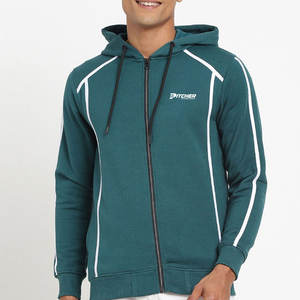 เสื้อฮู้ดซิปสไตล์คนเมืองปี 2026 สำหรับผู้ชาย พร้อมเนื้อผ้านุ่มสบายและสไตล์ลำลองทันสมัย - Product Image 1