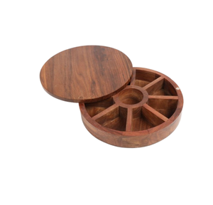 Estante de Almacenamiento de Cocina de Madera Moderno y Sostenible de Nuevo Diseño, Soporte para Frutos Secos de un Solo Nivel, No Plegable - Product Image 1