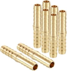 Raccords de tuyau en laiton droit, filetage NPT 4 pouces, tête hexagonale polie pour l'alimentation en eau de plomberie - Product Image 2