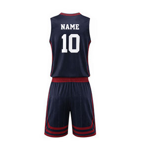 Camiseta de Baloncesto Personalizable de Talla Grande, Estilo Americano, con Número y Logotipo, 100% Poliéster, Transpirable y de Secado Rápido, en Oferta - Product Image 5
