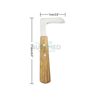 Couteau à sabots vétérinaire réutilisable de haute qualité, respectueux de l'environnement, outil multi-spécies, couleurs et tailles personnalisées, instrument de fermeur - Product Image 4