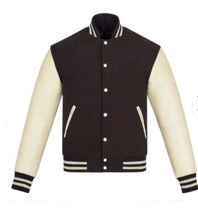 LUXE ATTIRE INDUSTRY Fashion <b>Woolen</b> Varsity <b>Jacket</b> Custom Embroidered Unisex Winter for <b>Men</b> Women Price Factory Direct Supply - Product Image 3