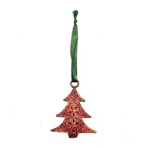 Green Glitter <b>Reindeer</b> Hanging Ornament Metal <b>Christmas</b> Tree Decoration Shiny Deer Figurine Festive Holiday Home Decor Gift - Product Image 6