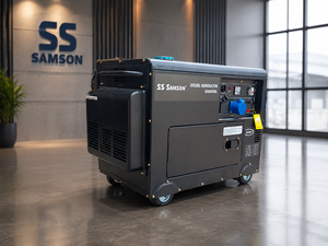 Générateur diesel silencieux SS Samson 6S00DEL 5KW, démarrage électrique, refroidissement par air, 230V 50Hz, usage commercial - Product Image 2