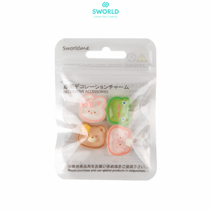 Llavero de resina con forma de conejo Sworldme, venta al por mayor de fábrica, dije decorativo de dibujos animados, accesorio de manualidades DIY - Product Image 5