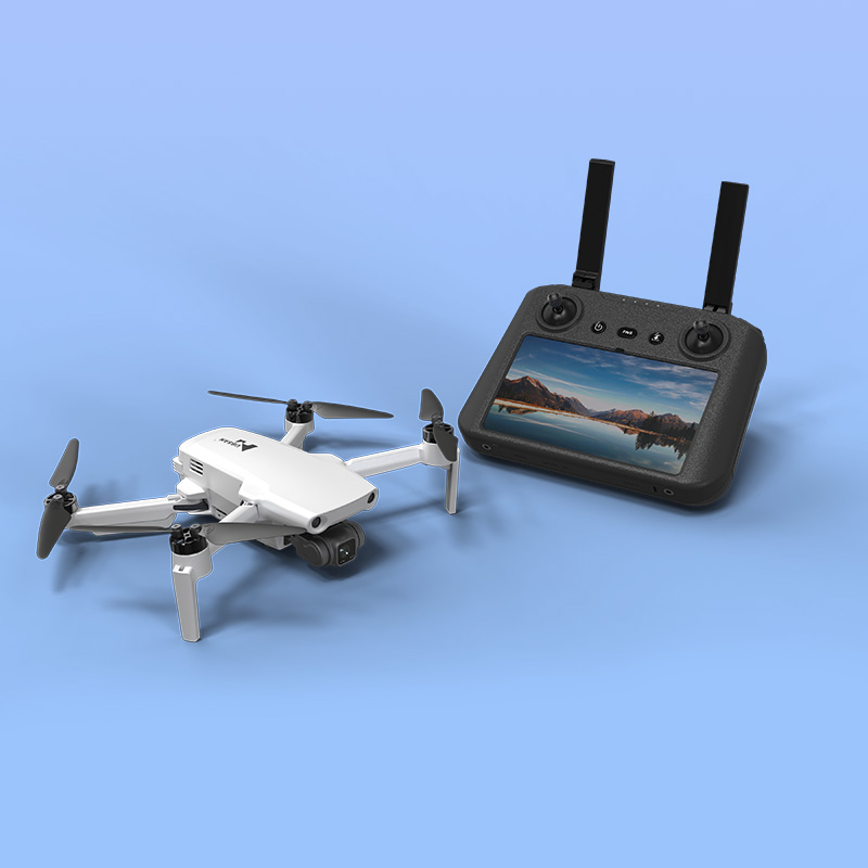 Beginner-friendly Mini Drone with 4K HD Camera GPS Auto Return Brushless Motor Controlled by Remote