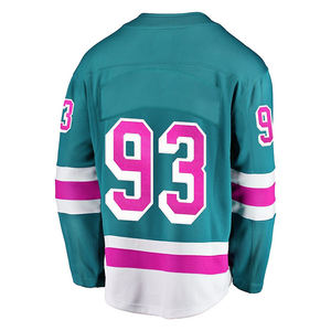 Maillot de hockey sur glace personnalisé 100% polyester, respirant, imprimé par transfert thermique, uniforme d'équipe OEM, vêtements de sport pour hommes - Product Image 3