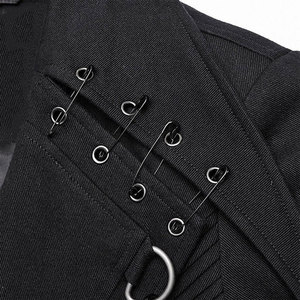 Top Hot Sell Women Black <b>Punk</b> Gothic Long Coat <b>Jackets</b> Cyberpunk Party Maxi <b>Jackets</b> 2026 - Product Image 5