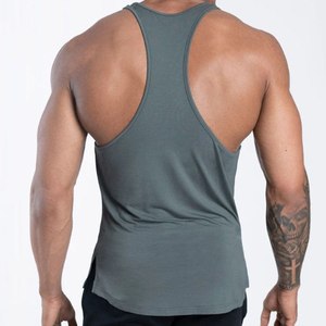 เสื้อกล้ามคุณภาพส่งออก โลโก้สั่งทำได้ ผ้าฝ้าย 100% เป็นมิตรกับสิ่งแวดล้อม สำหรับใส่ลำลอง วิ่งออกกำลังกาย และเล่นกีฬา แห้งเร็ว ระบายอากาศได้ดี - Product Image 6