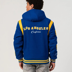 Veste universitaire tendance pour homme, personnalisée, avec boutons-pression, style baseball, bomber, Letterman, style universitaire, streetwear décontracté haut de gamme - Product Image 3
