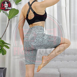 Shorts de sport légers et tendance à imprimé animalier pour femmes, taille haute, style cycliste, pour la gym, la course et le yoga - Prix de gros - Product Image 6