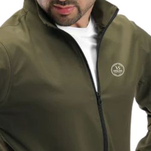 Veste de sport légère, athlétique, pour la course à pied et l'entraînement, coupe-vent zippé, vêtements de sport pour hommes et femmes, fitness en plein air, olive - Product Image 6
